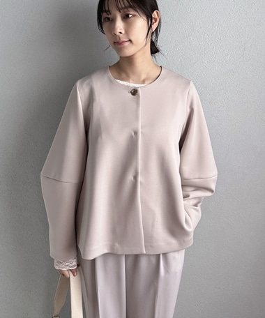 ダンボールノーカラージャケット