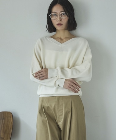 ウォッシャブルドルマンニット／