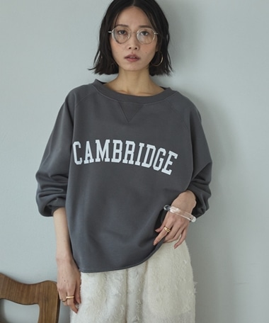 カレッジロゴスウェット