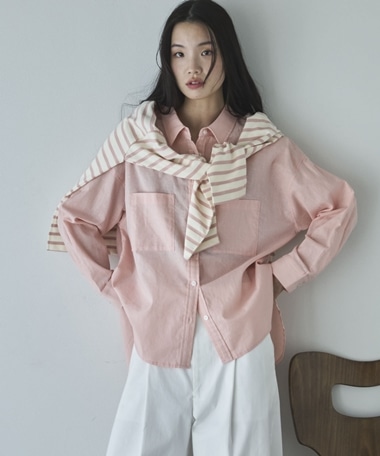 コットンリネンシャツ