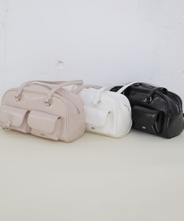 ポケットボストンバッグ