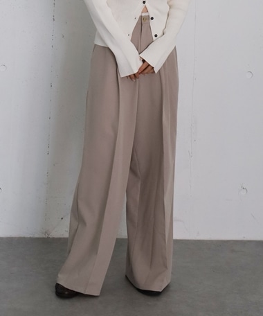 レースドッキングワイドスラックス