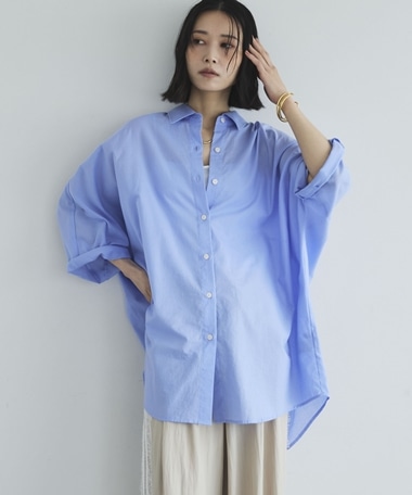 ハーフスリーブドルマンシャツ