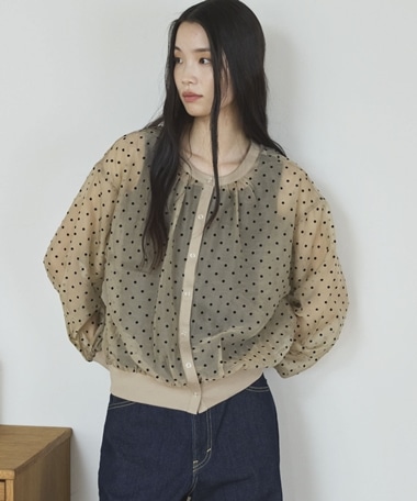 ２ＷＡＹシアードットカーディガン