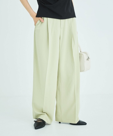 【Liora by archives】ジョーゼットタックパンツ