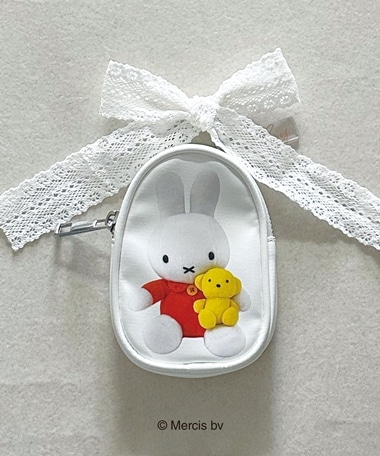 miffyレッドプリントポーチチャーム