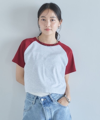 ラグランバイカラーチビＴＥＥ