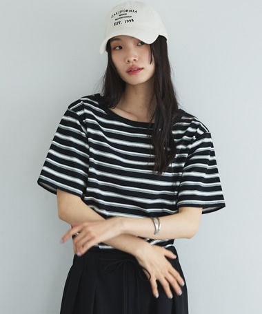 【EC限定】マルチボーダーカットソー