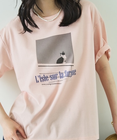 CAT転写ロゴTee