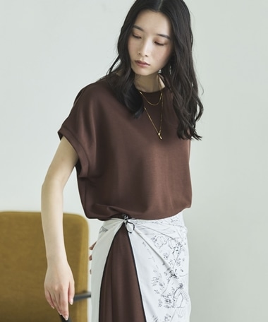 【１秒コーデ】ＮＥＷ多機能フレンチスリーブカットソー