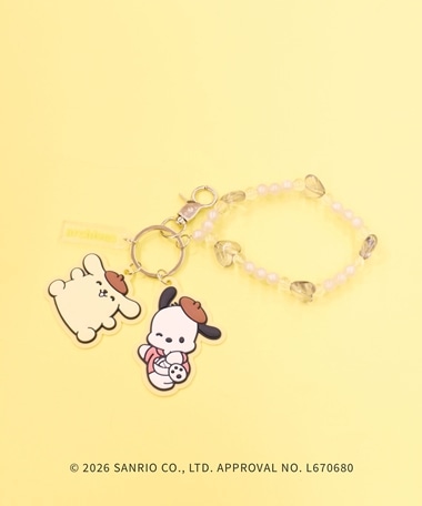 ポムポムプリン×ポチャッコシリコンチャーム