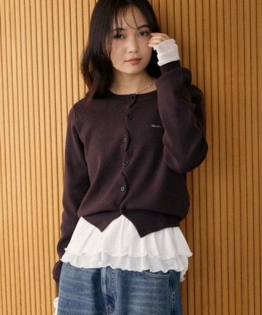 フロッキードットアソートフリルカットＴＯＰＳ