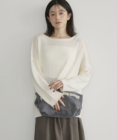 【26AW EC先行予約】ペーパーヤーンプルオーバー／